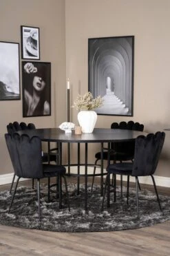 Möbler Furniture Fashion Matbord Copenhagen Med 4 St Matstol Limhamn