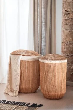 Möbler Kave Home Tvättkorg Estibalis, Set Om 2 -Homeroom affär ell 1670427 01 Lo 03