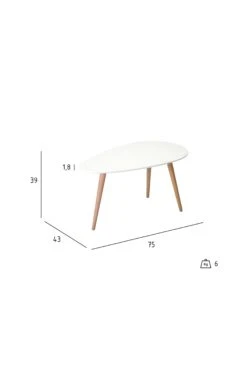 Möbler Homeroom Soffbord Fly, Ovalt 75x43x39 Cm 8 Möbler Homeroom Soffbord Fly, Ovalt 75x43x39 Cm -Homeroom affär hom 1593354 01 Lo 01