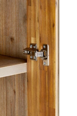 Möbler Homeroom Floor Glass Cabinet Malaga, Brown, 110x40x187 -Homeroom affär hom 1593403 01 De 02