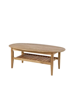 Möbler Torkelson Soffbord Eklliden 140x76 Ellips Med Hylla