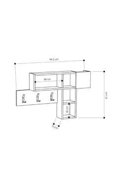 Möbler Hanah Home Hallförvaring Game Sonomo -Homeroom affär hom 1645853 01 De 01