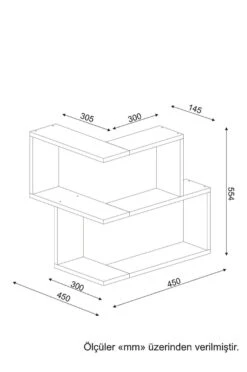 Möbler Hanah Home Vägghylla Bulut -Homeroom affär hom 1645938 01 De 01