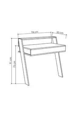 Möbler Hanah Home Skrivbord Cowork -Homeroom affär hom 1645957 03 De 02