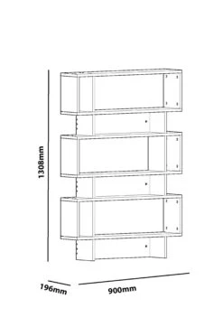 Möbler Hanah Home Bokhylla -Homeroom affär hom 1679759 01 De 01