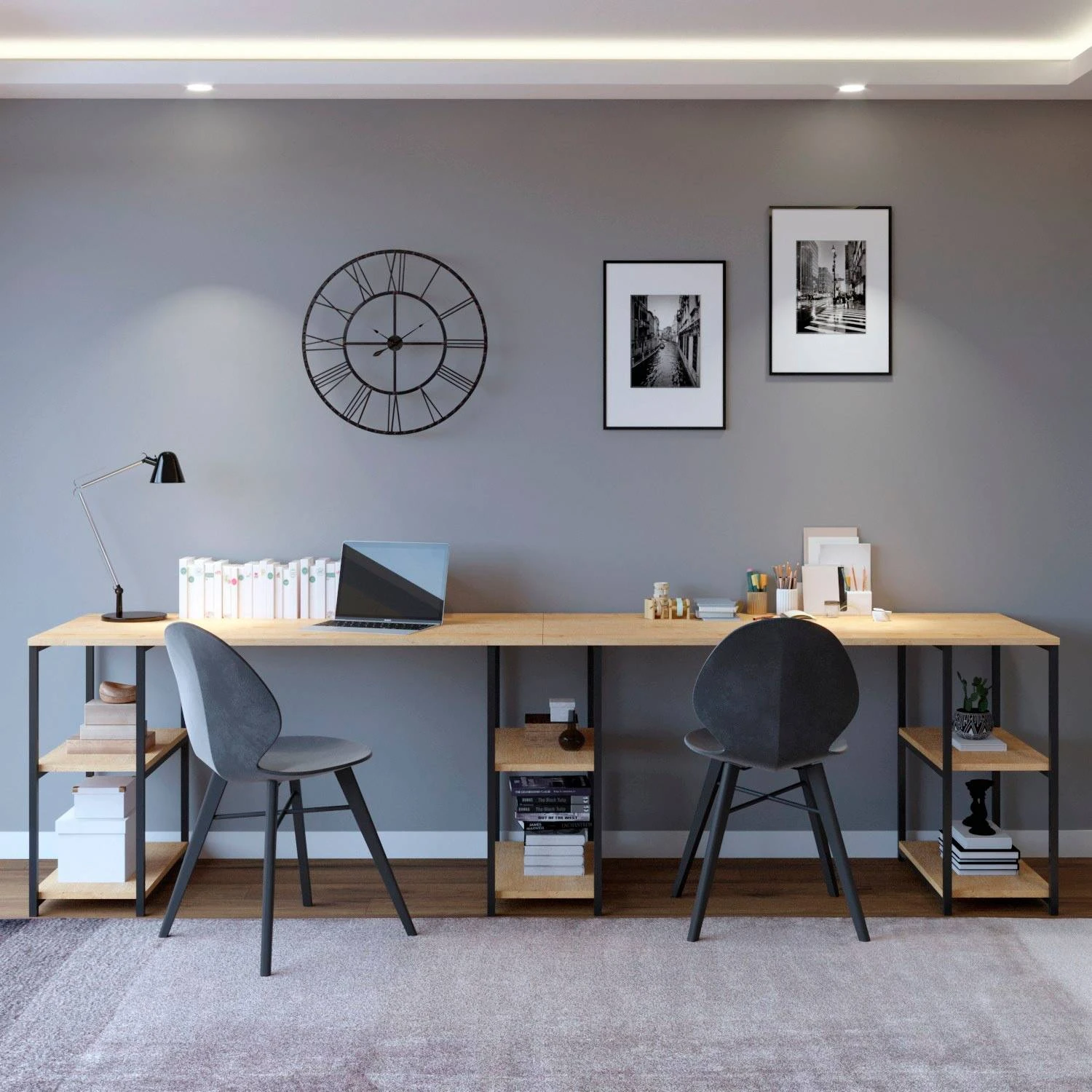 Möbler Hanah Home Skrivbord Simple Design L204 5 Möbler Hanah Home Skrivbord Simple Design L204 - Bild 3