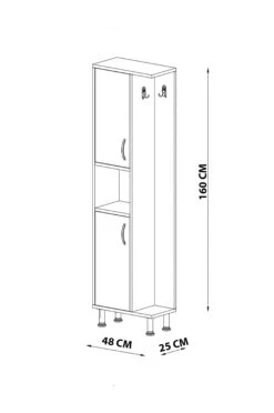 Möbler Hanah Home Badrumsskåp Grand 7 Möbler Hanah Home Badrumsskåp Grand -Homeroom affär hom 1723815 01 De 03