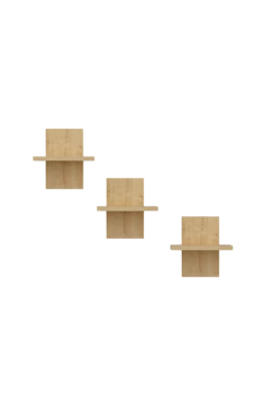 Möbler Hanah Home Vägghylla - Quincy (3 St.) -Homeroom affär hom 1734187 03 Fs