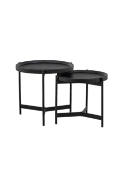 Möbler WOOOD Sidobord Lizzy - 2 St.