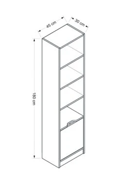 Möbler Hanah Home Bokhylla - Selena -Homeroom affär hom 1735877 01 De 05