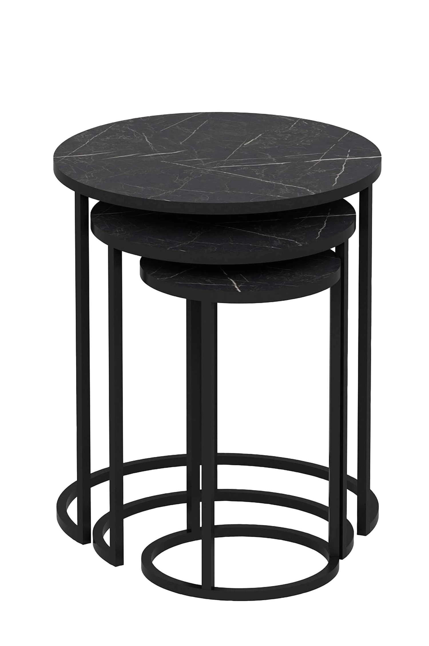 Möbler Hanah Home Satsbord (3 St.) - Gloria 4 Möbler Hanah Home Satsbord (3 St.) - Gloria - Bild 2