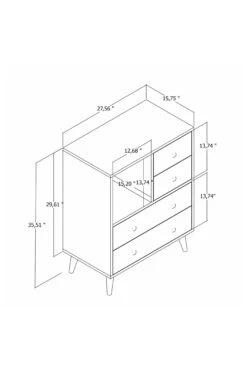 Möbler Hanah Home Byrå - Tucan -Homeroom affär hom 1735988 01 De 05