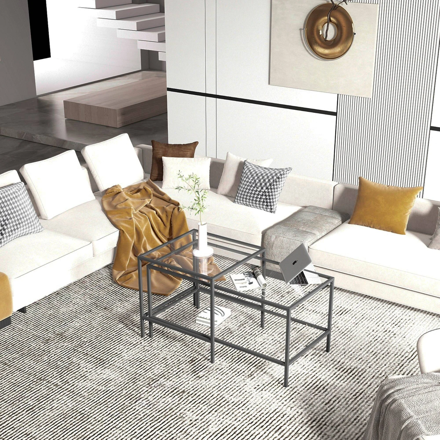 Möbler Hanah Home Satsbord (2 St.) - Sevay 5 Möbler Hanah Home Satsbord (2 St.) - Sevay - Bild 3