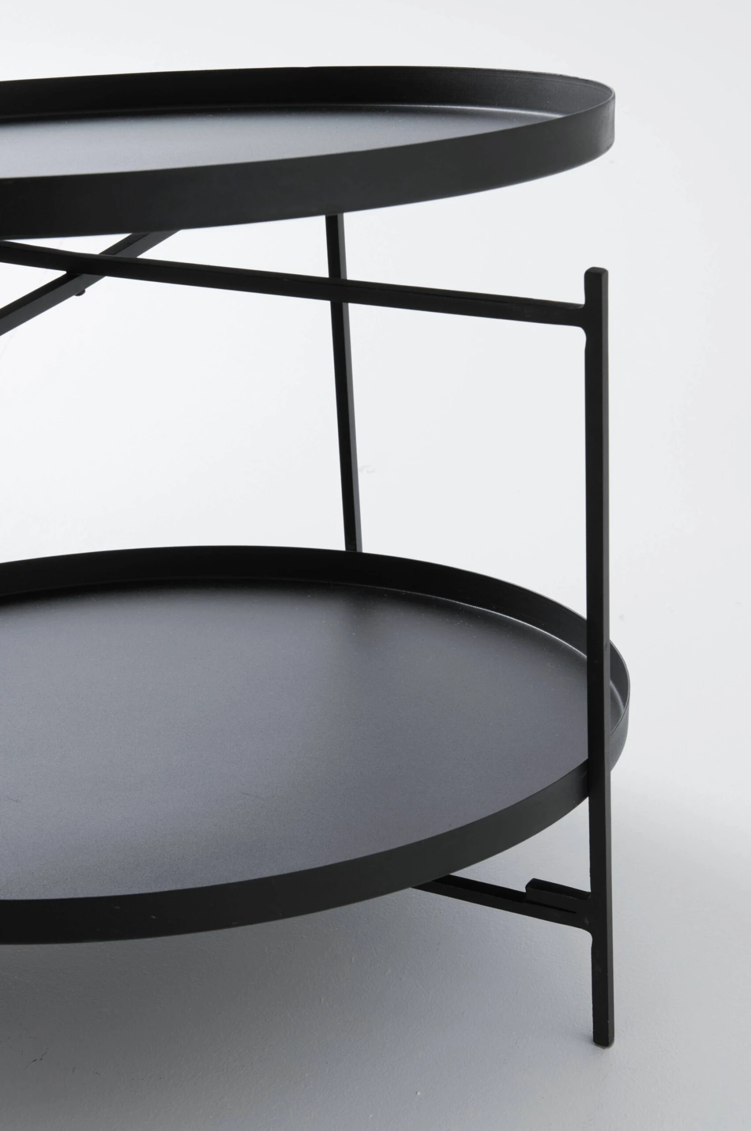 Möbler Jotex DAVIS Sidobord/brickbord ø 63 Cm 3 Möbler Jotex DAVIS Sidobord/brickbord ø 63 Cm